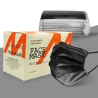 Одноразовая маска для лица 300 шт. в коробке, Нетканая Пылезащитная Ушная петля для рта, маски пыленепроницаемый 3-слойная черная маска, mascarillas mascherina