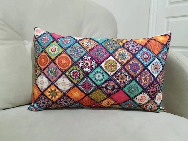 

Pillow decorate World Rectangle Ethnic Pattern Digital Printed Pillow decorate. By 362293694