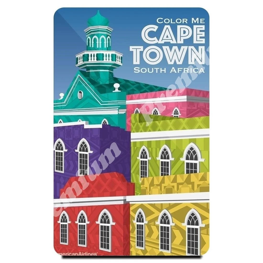 Южная Африка Сувенирный магнит Винтажный туристический плакат|Магниты на