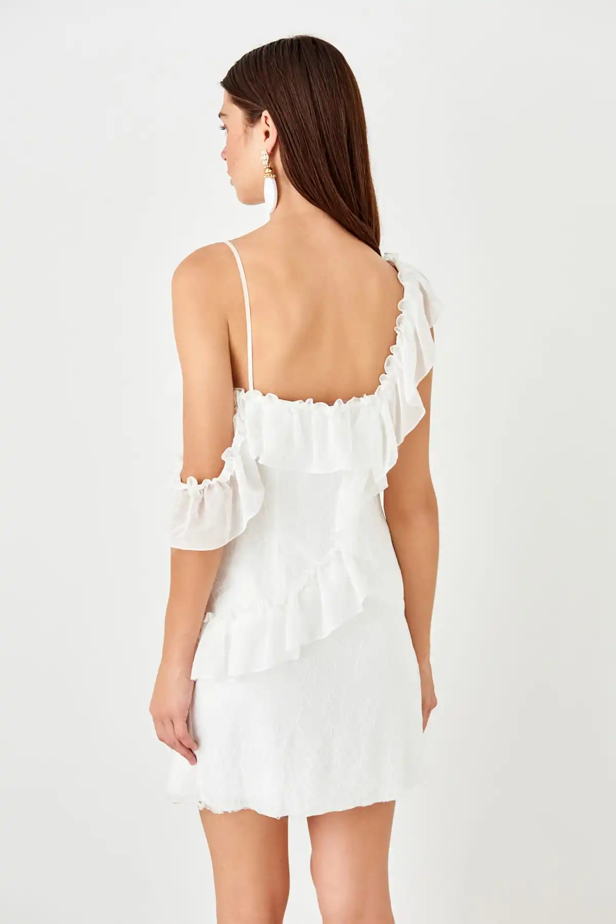 Trendyol платье с оборками TPRSS19UZ0124|Женские платья| |