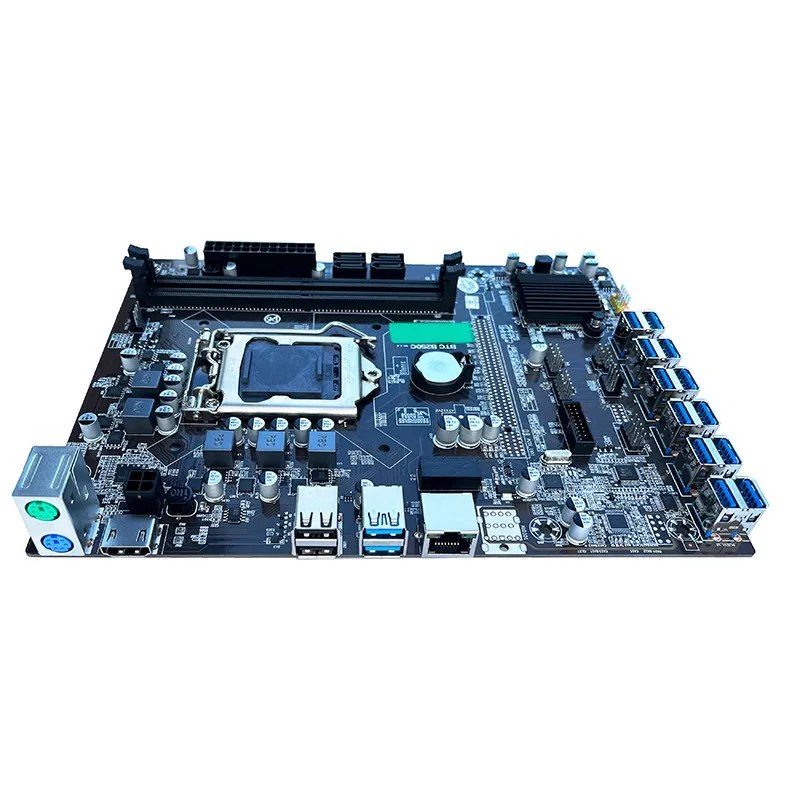 b250c btc mining motherboard pcie 16x to usb3 0 gpu slot lga1151 support ddr4 dimm ram with g3900 cpu for btc mining motherboard free global shipping