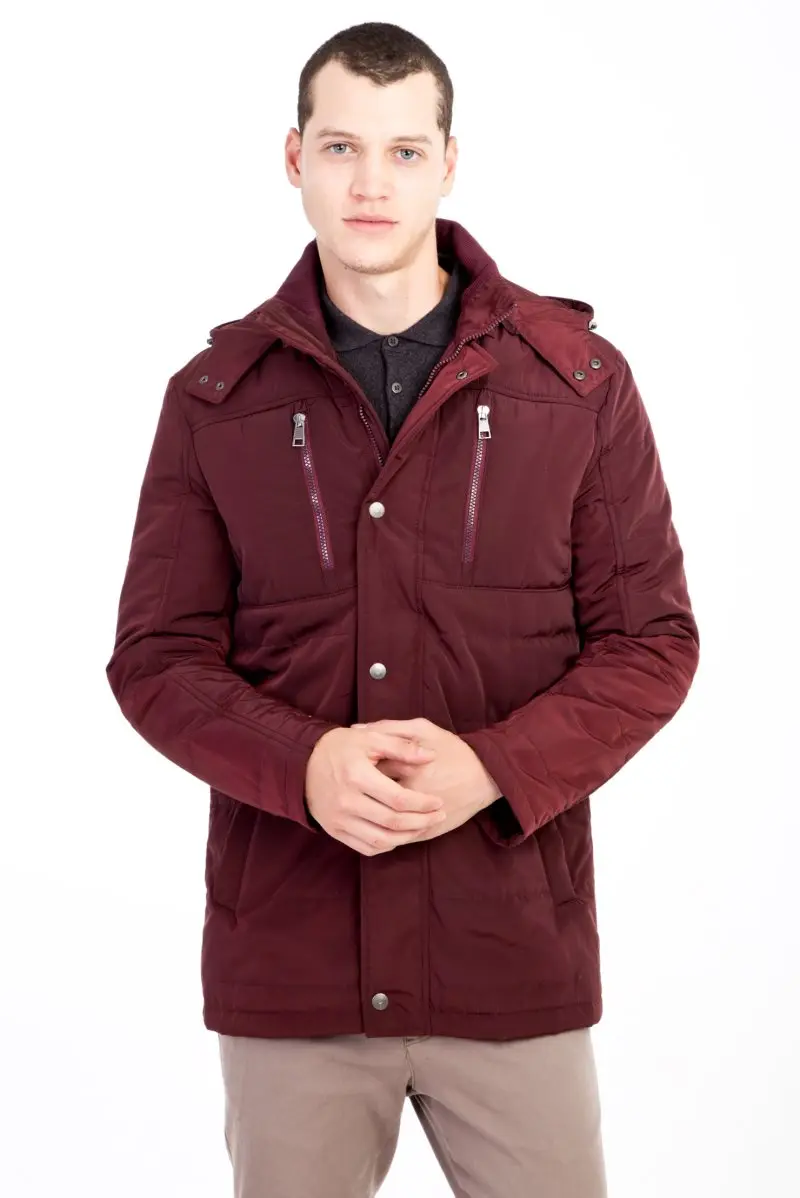 Мужская куртка пуховик Kigili осенне зимняя теплая Повседневная Верхняя одежда