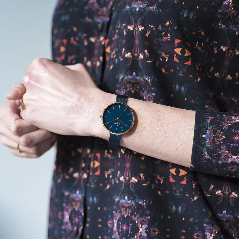 Наручные часы Obaku V211LXVLML женские кварцевые на браслете |