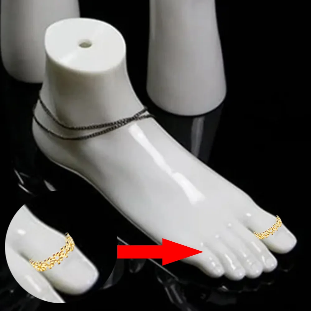 

MiYou 6pcs Toe Rings for Women Girls Adjustable Open Toe Ring Gifts Jewelry Set Cooper Plated 3 Colors Toe Rings for Women Foot