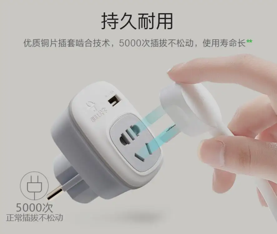 Стандартная розетка Европейского типа с USB-разъемом для ЕС Европы Германии