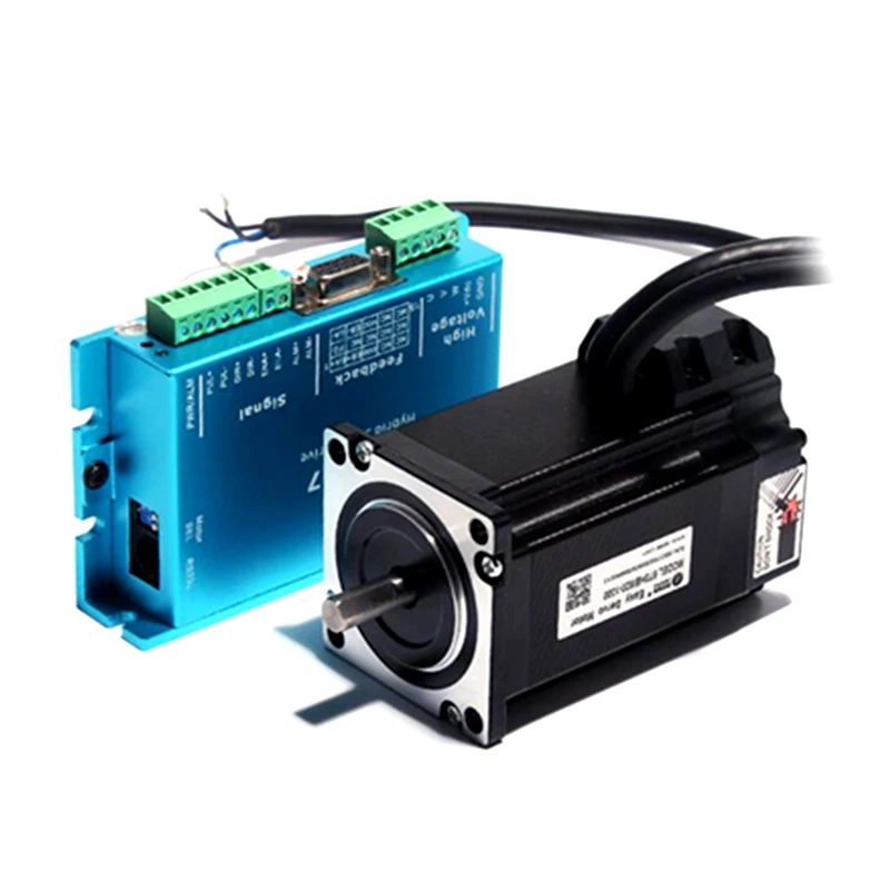 

Драйвер серводвигателя Leadshine HBS507 ac + 3 фазы 2.0N.m 573HBM20-1000, шаговый двигатель с линией энкодера для фрезерного станка с ЧПУ