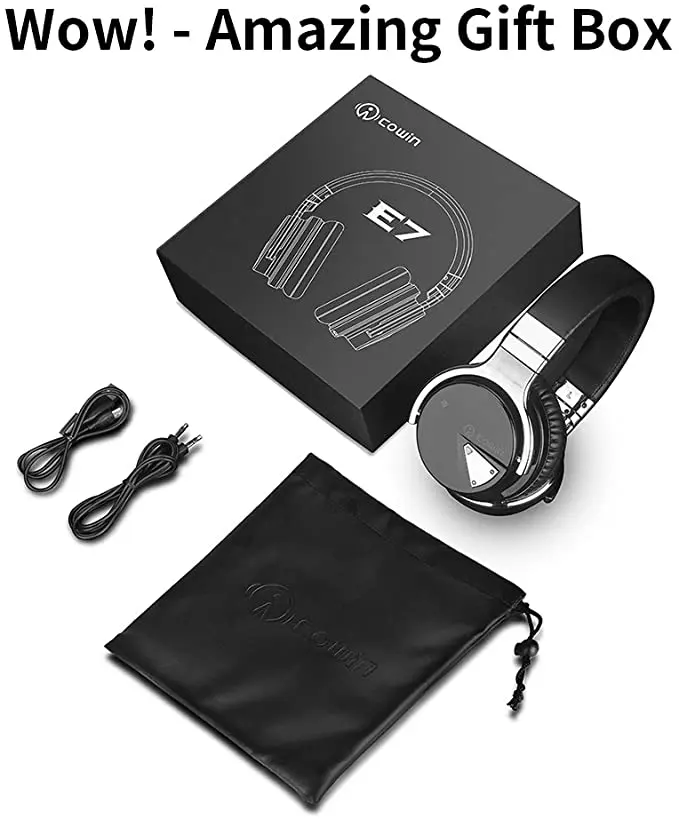 Cowin fone de ouvido e7 bluetooth fones с отменным сигналом для rudo ativo микрофоном запись |