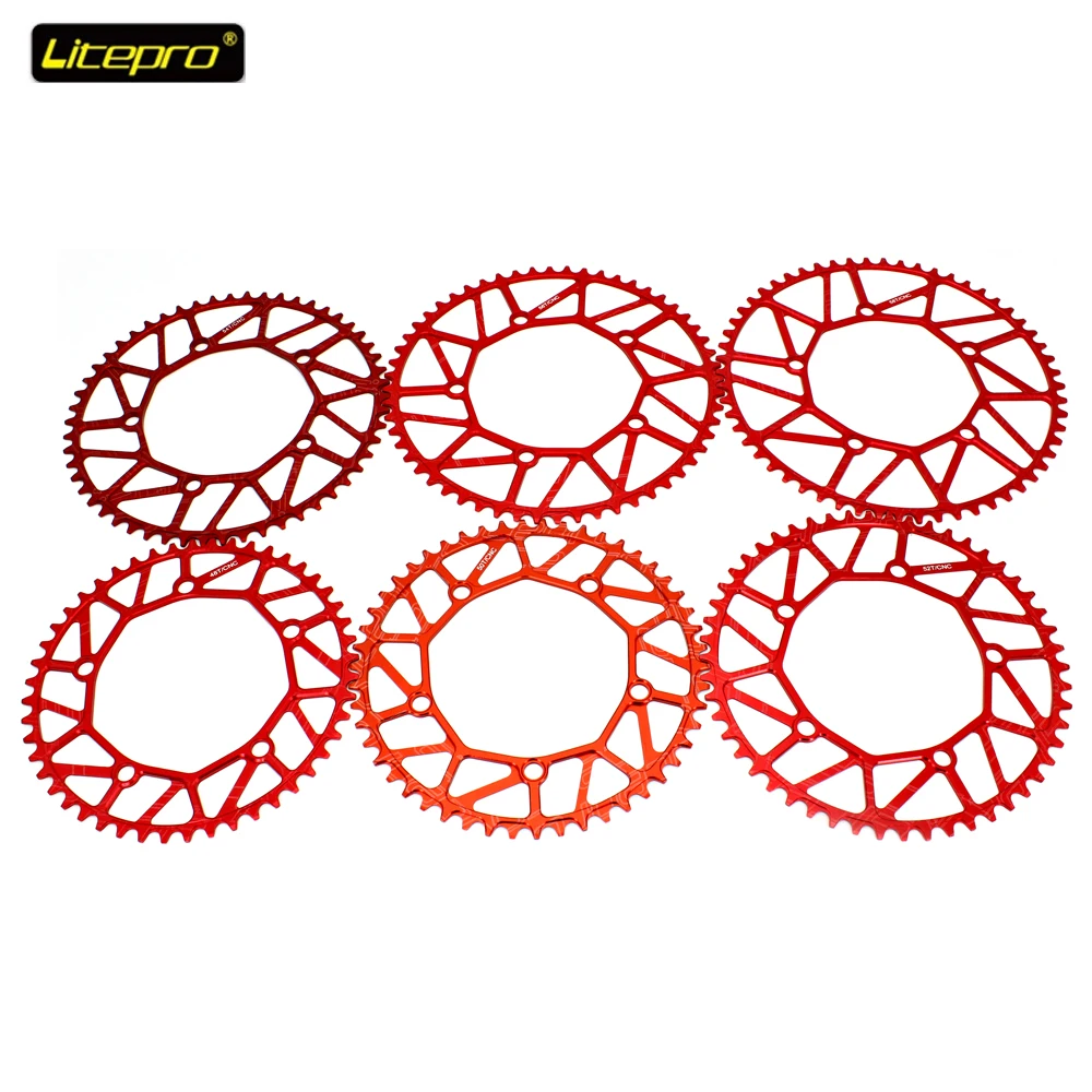 Litepro BMX Складная велосипедная Звездочка 130 BCD 48T 50T 52T 54T 56T 58T сплав Сверхлегкий