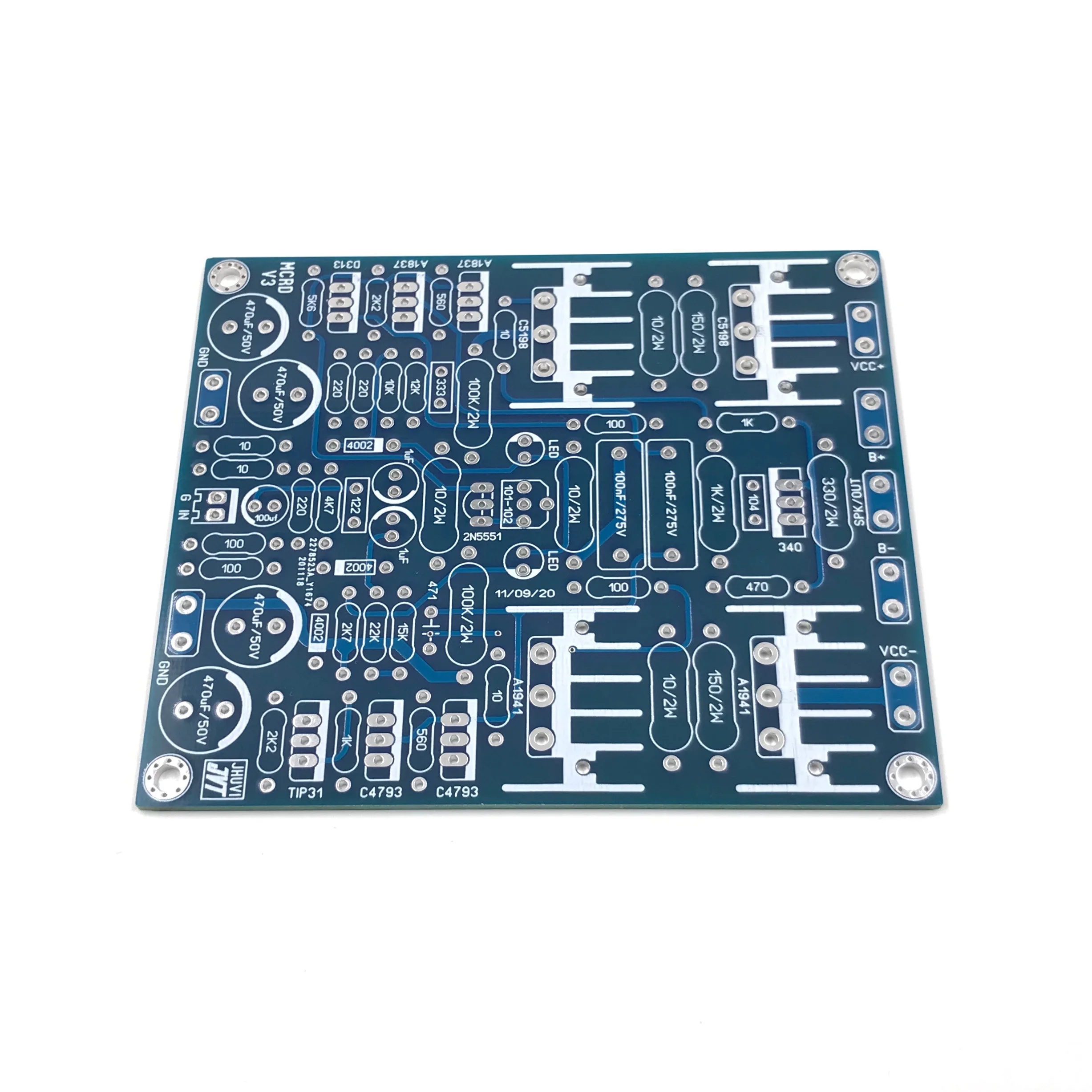 Печатная плата усилителя мощности печатная 1000 Вт MCRD V3 выдвижной звуковой