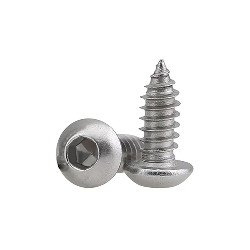 

M2/M2.5/M3/M3.5/M4/M5/M6 304 винты самонарезающие из нержавеющей стали с шестигранной головкой