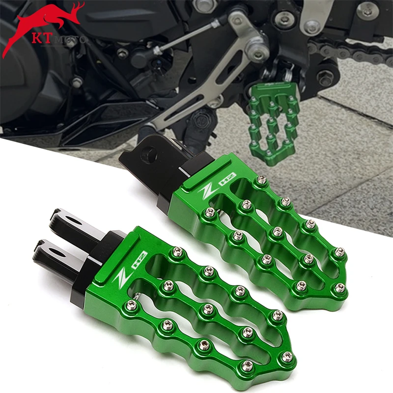 

For KAWASAKI Z H2 ZH2 Zh2 2019-2020 2021 2022 Motorcycle Latest high quality Front Foot Pegs Rests Rider Footrests