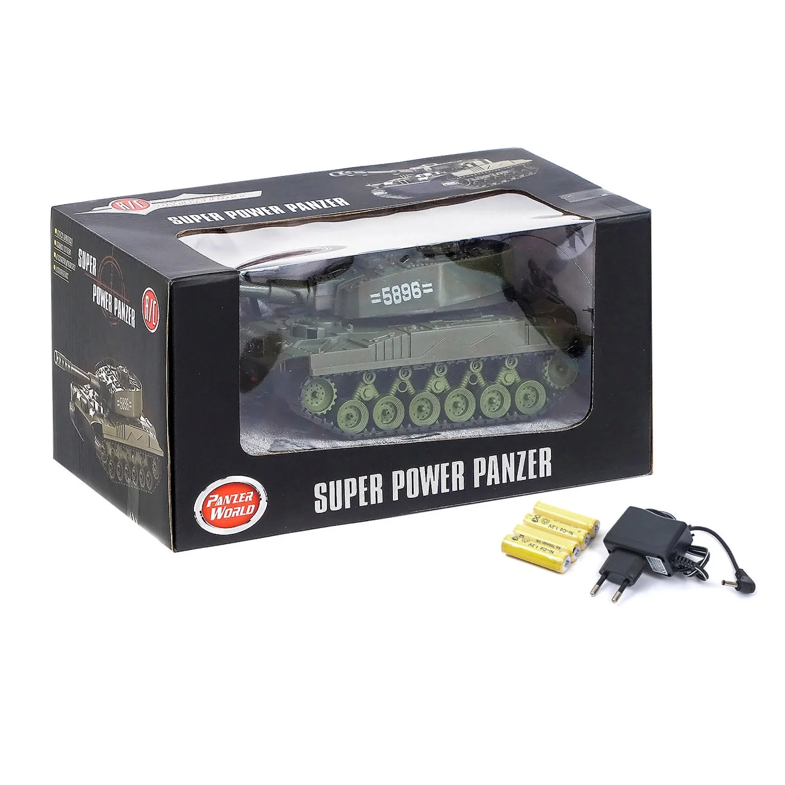 Танк радиоуправляемый Т-64 аккумулятор свет звук цвета МИКС |