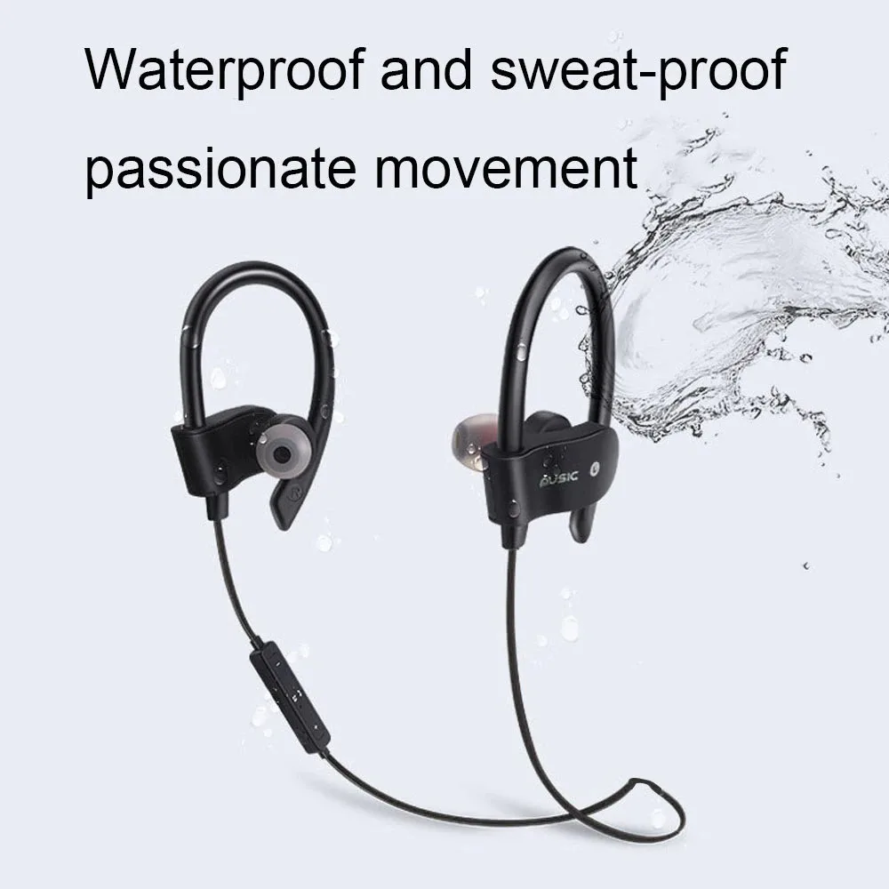 

Anti-lost Earphone RT558 Wireless Headset Wire-controlled Call Music Earplugs In-ear Sports Earphones