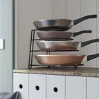 Органайзер Для сковородок 4-х слойная металлическая полка TEKNOTEL KB086 кухонные аксессуары и органайзер Для Кухни