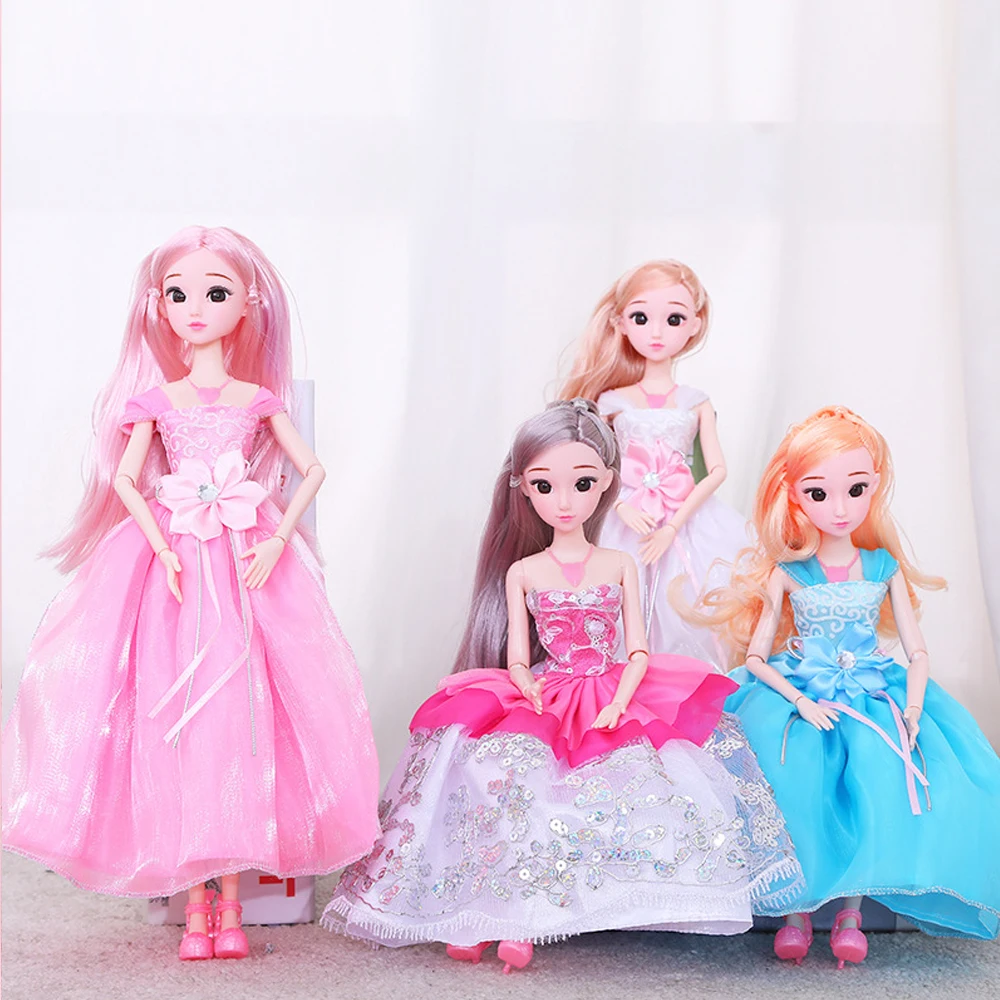 35 см пение принцесса кукла для девочки BJD Соединенные модные игрушки одеваются