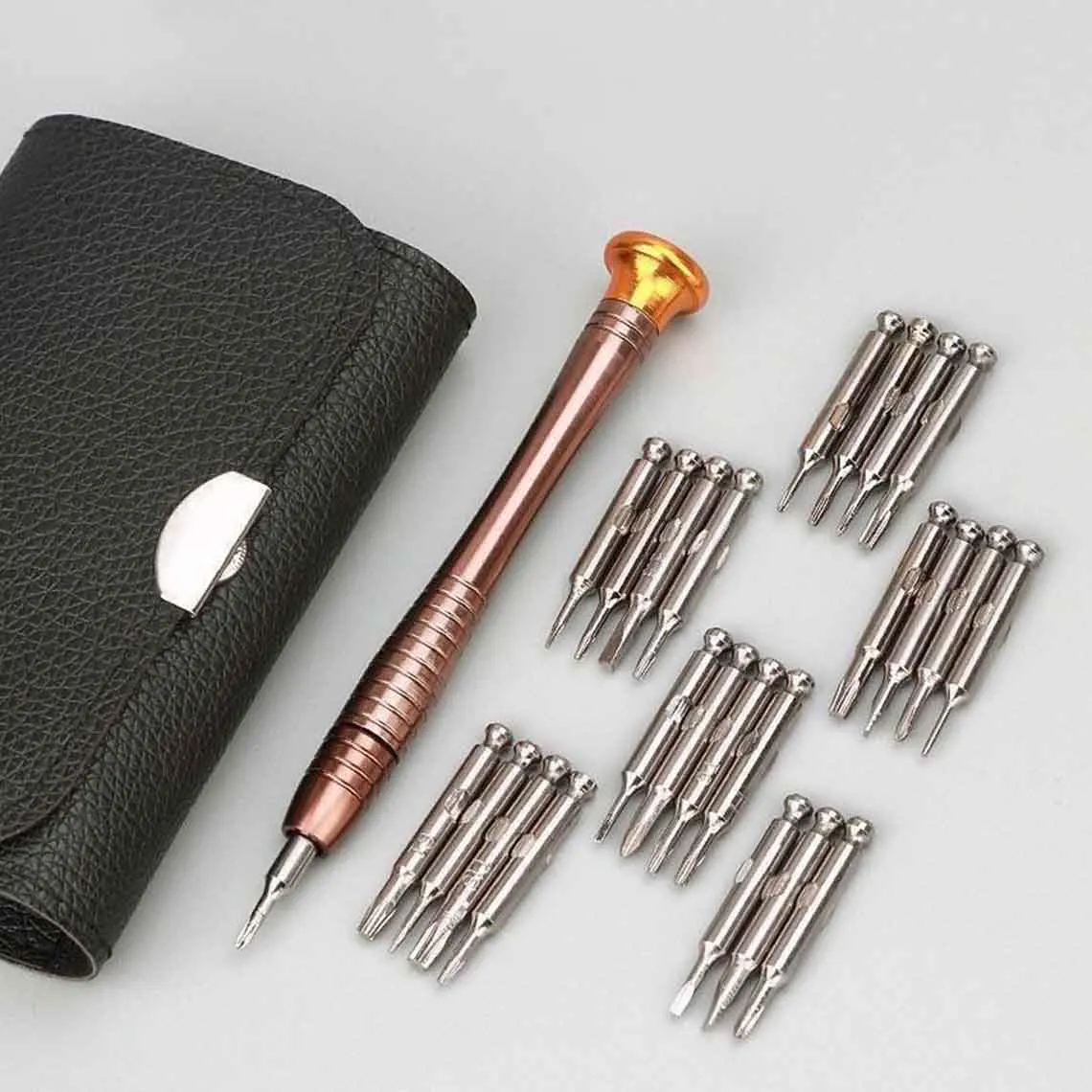 

Japanese Steel High Hardness 25 Piece Screwdriver Cross Small Screwdriver Disassembly Tool Combination Screwdriver Set