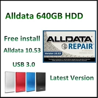 2021 hot alldata repair software 10 53v all data automotive tech all data latest offline software in 640gb hdd fast shipping