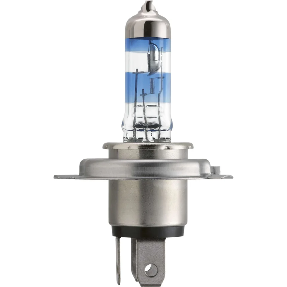 Комплект галогенных ламп Philips H4 12V 60/55W Racing Vision +150% ярче Цветовая температура 3500K