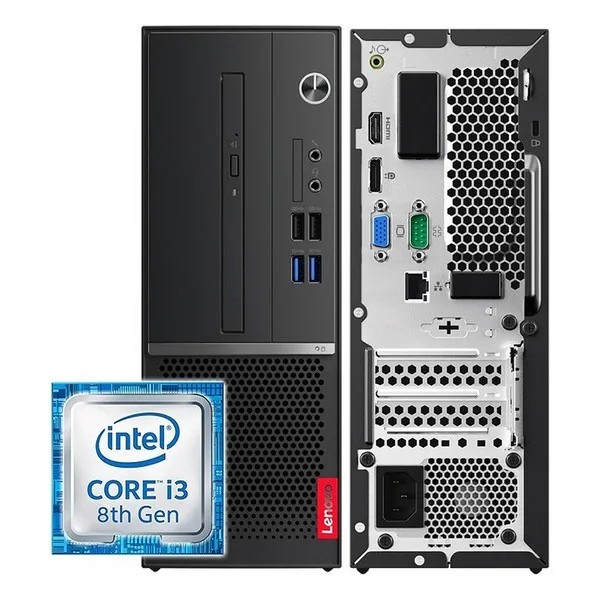 Настольный компьютер lenovo V530s i3-8100 4 Гб ОЗУ 256 ГБ SSD черный