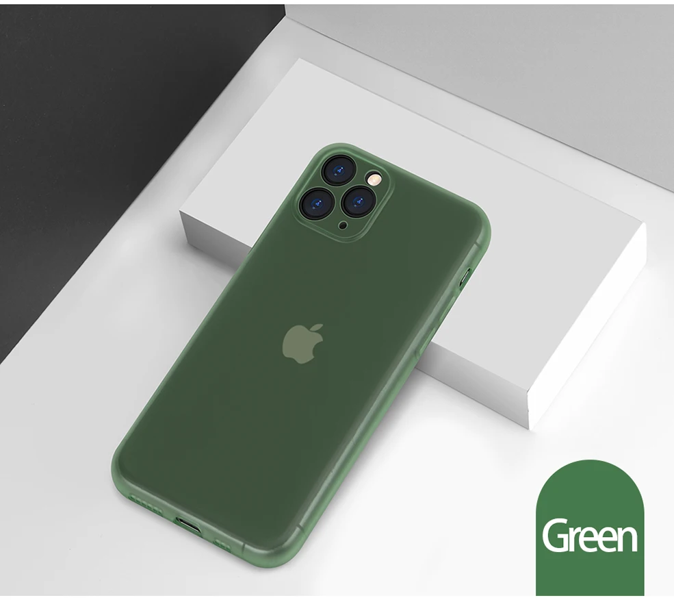 Ультратонкий Оригинальный чехол для телефона iPhone 11 Pro max X XR XS MAX прозрачный тонкий