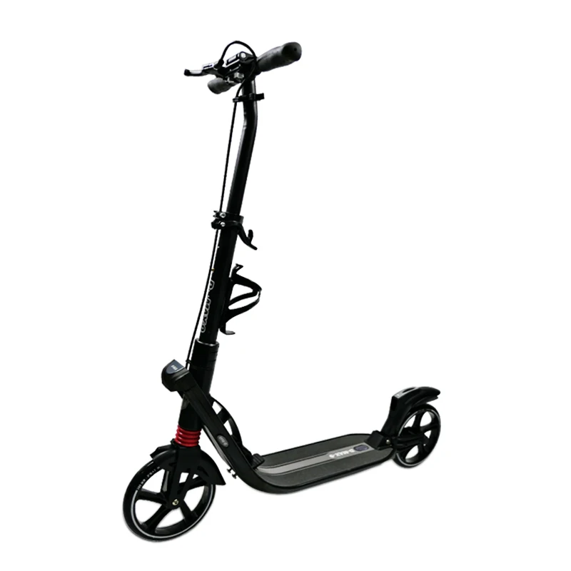 Двухколесный скутер для взрослых с ручным тормозом и функцией демпфирования