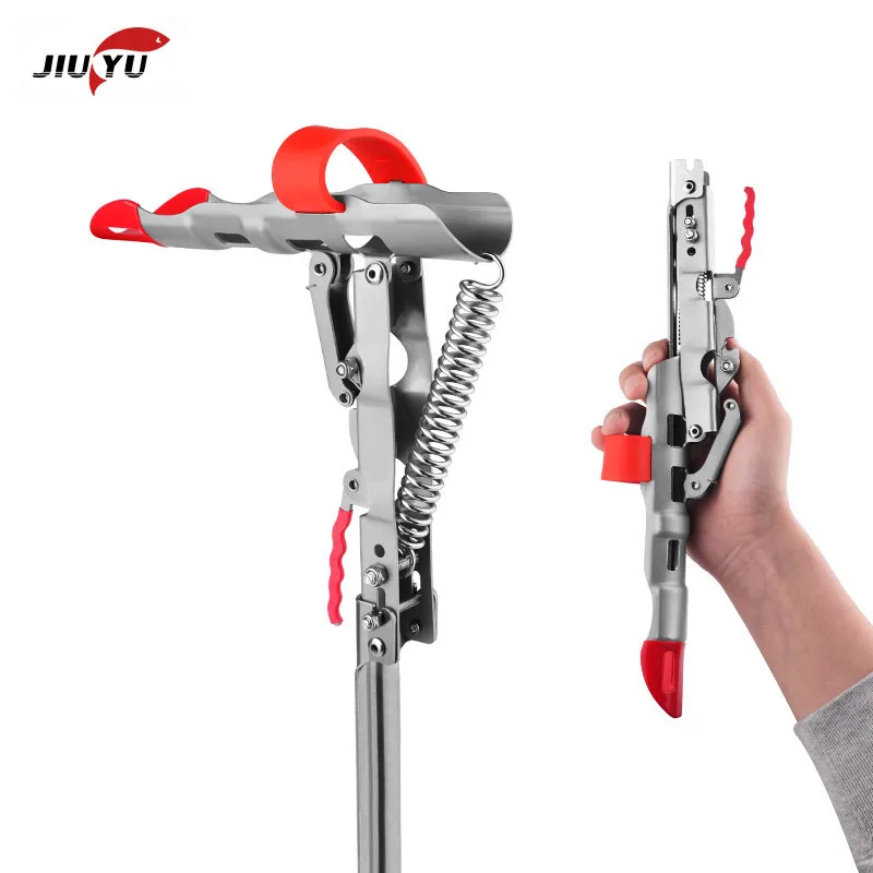 

JiuYu Carp Fishing Rod Holder Spring Automatic Fishing Full Stainless Steel Tackle Storage Outdoor Fishing Accessories Bracket