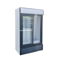 new commercial merchandiser refrigerator cooler 2 slide door nsf 44 x 20 x 77 44 inches p688