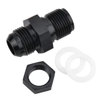 an male flare straight fuel cell bulkhead fittings aluminum fuel tank fittings compatible with gasoline and alcohol fuels
