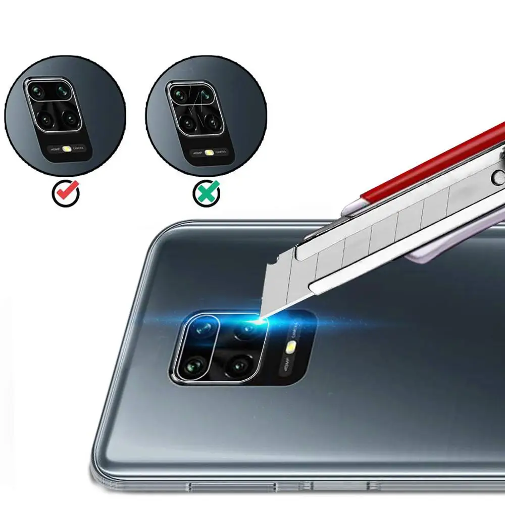 Tempered Glass Xiaomi Redmi Note 9s 9 Pro Protector Lens Camera Safety Protection | Screen Protectors