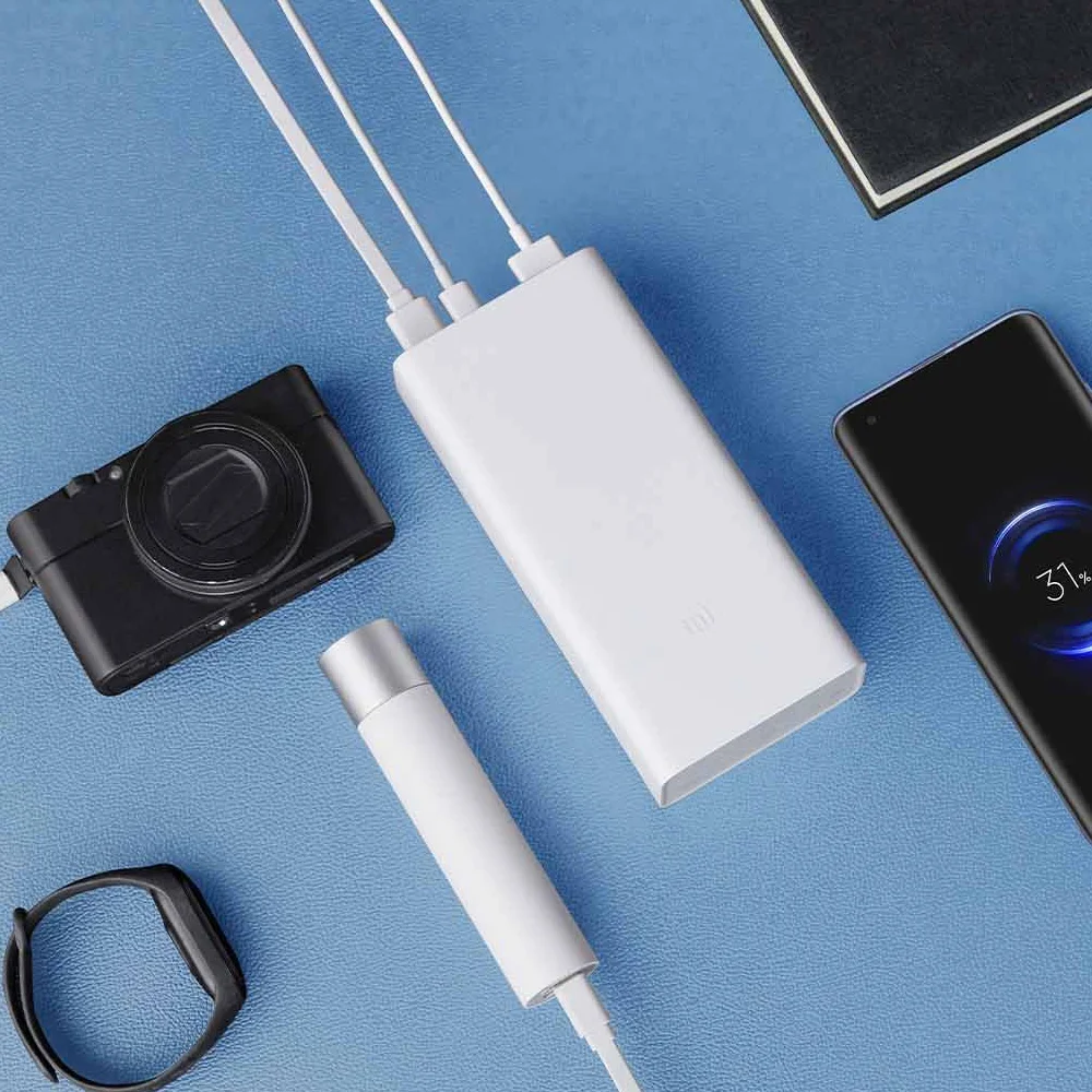 Внешний аккумулятор Xiaomi Mi Power Bank 3 QUICK CHARGE EDITION 30000 MAH PB3018ZM | Мобильные телефоны и