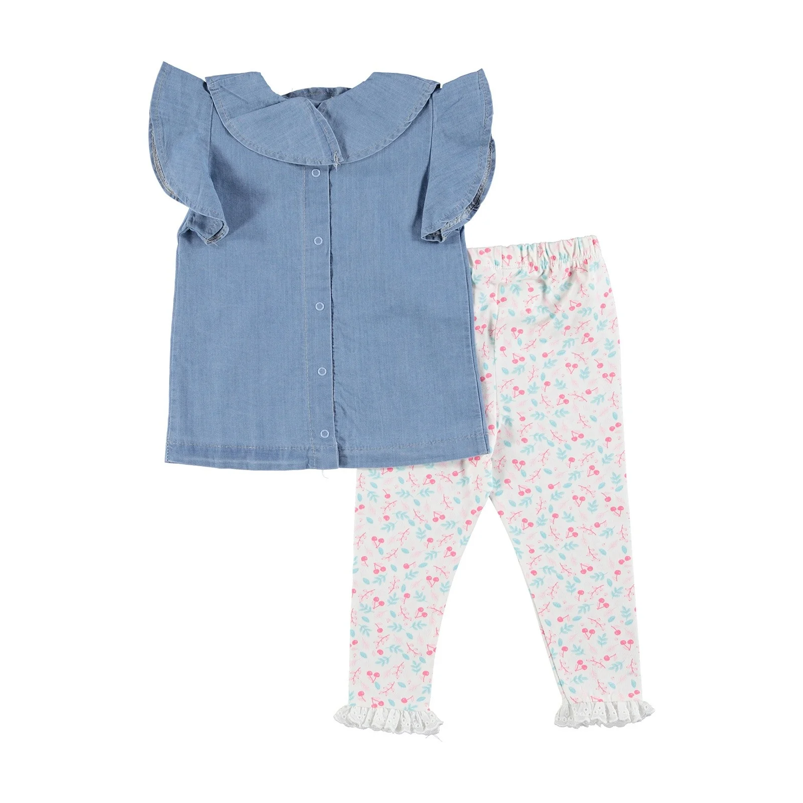 Ebebek Baby Corner Cherry/комплект из рубашки и леггинсов для девочек |