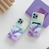 phone case for iphone 13 11 12 mini case for iphone 11 pro x xs max xr 7 8 plus se case cover soft silicone wallet card holder