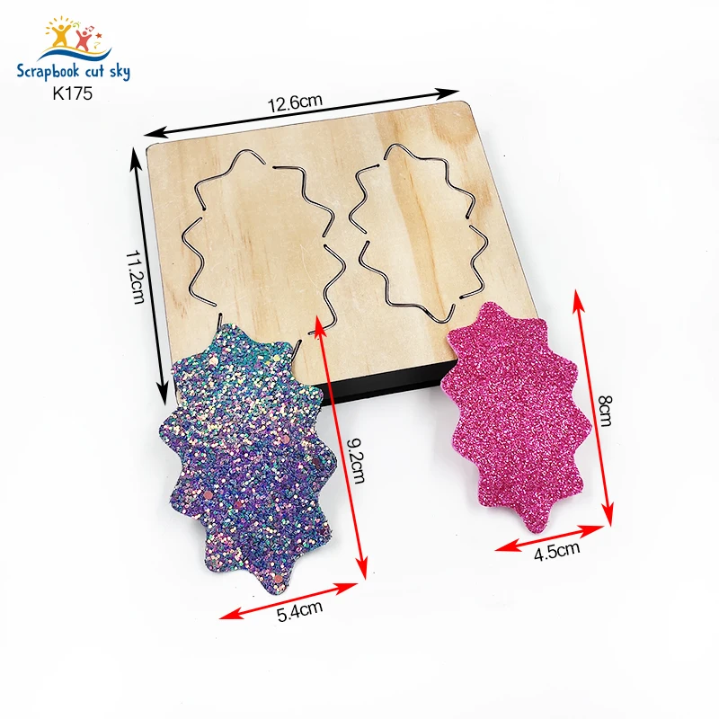 

Деревянная заколка для скрапбукинга K175 подходит для обычной ломтерезки