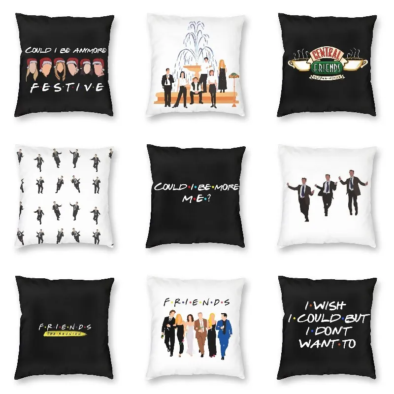 

Could I Be Anymore Festive Cushion Cover Soft Luxury Pillow Cases Home Decor Sofa Decotation