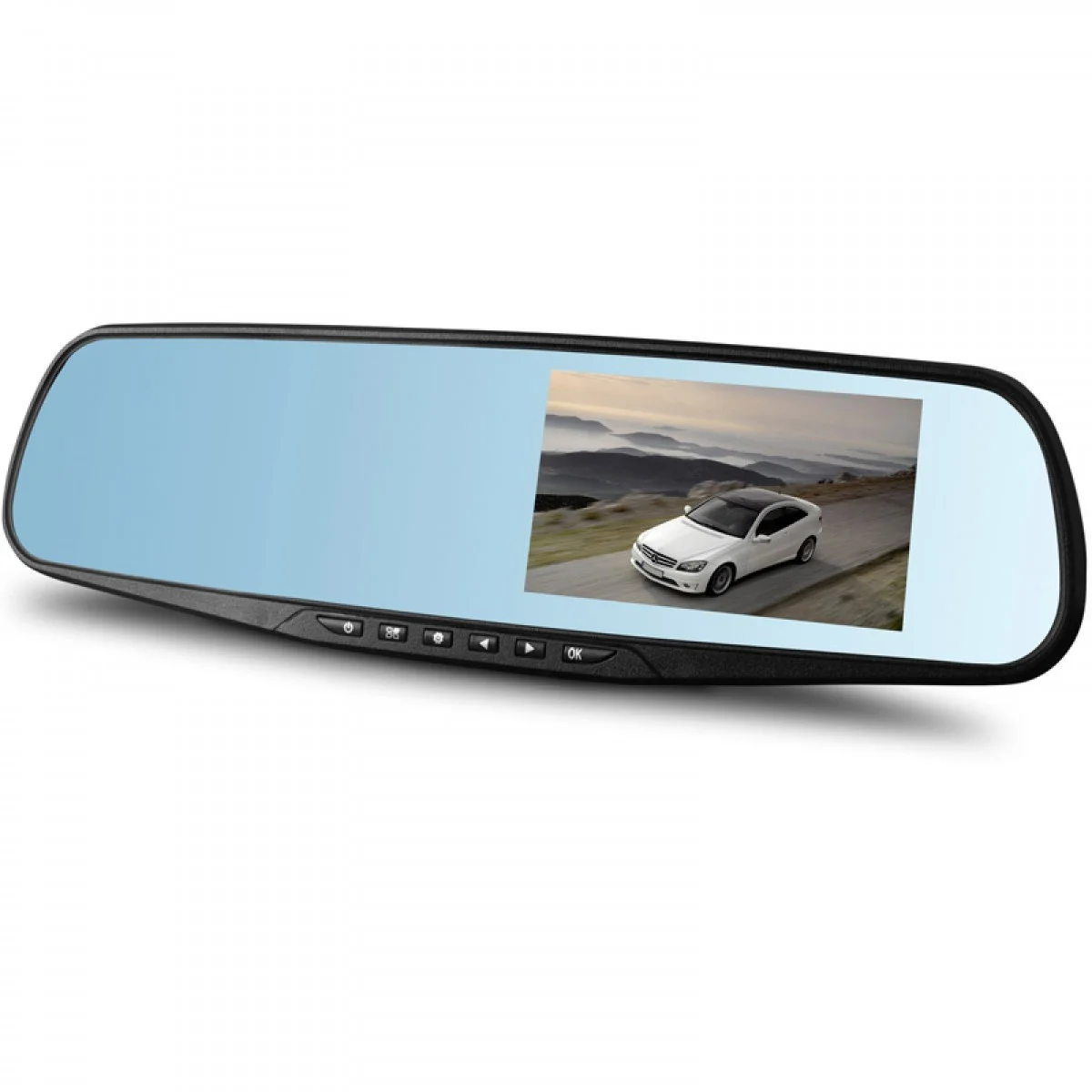 Автомобильный регистратор зеркало видеорегистратор с камерой заднего вида Full HD