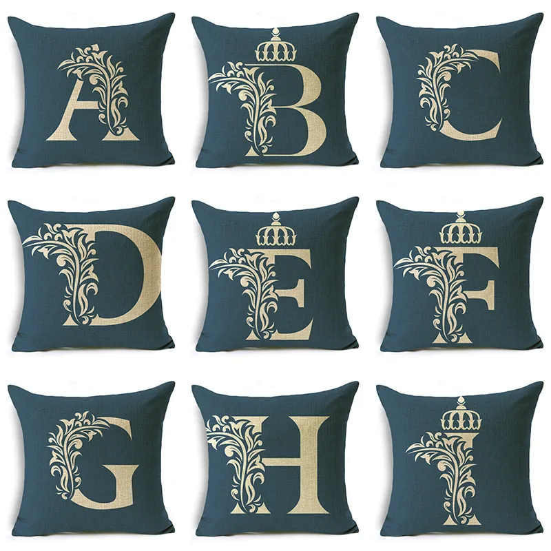 

Буква алфавита с фантазийным рисунком детской длины 40 см/45 см и 50 см детской длины для дивана и домашнего декора