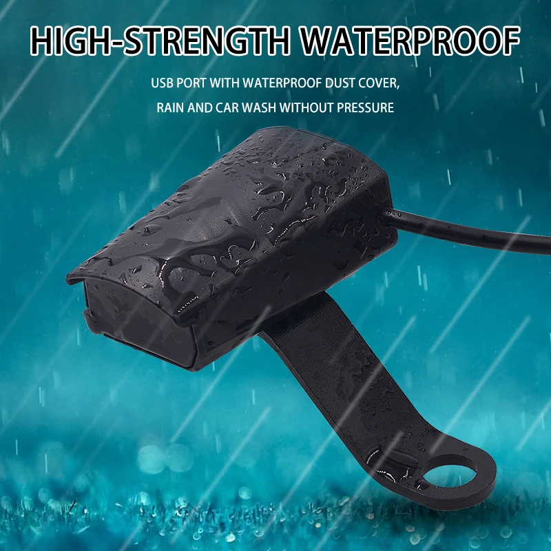 WUPP мотоцикла USB Зарядное устройство Водонепроницаемый быстрой смены 12V Питание