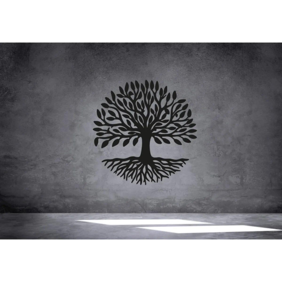 Жизнь Дерево Декор на стену орнамент лазерная резка ДВП деревянная декоративная