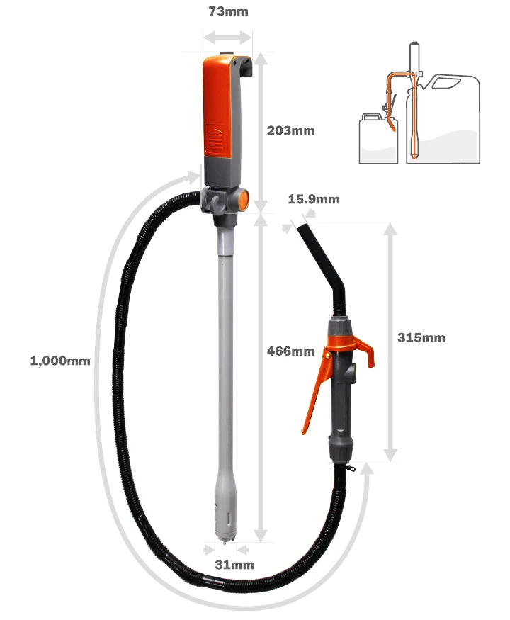 Электрическая помпа для жидкостей Smart Power SP-2000EP | Автомобили и мотоциклы