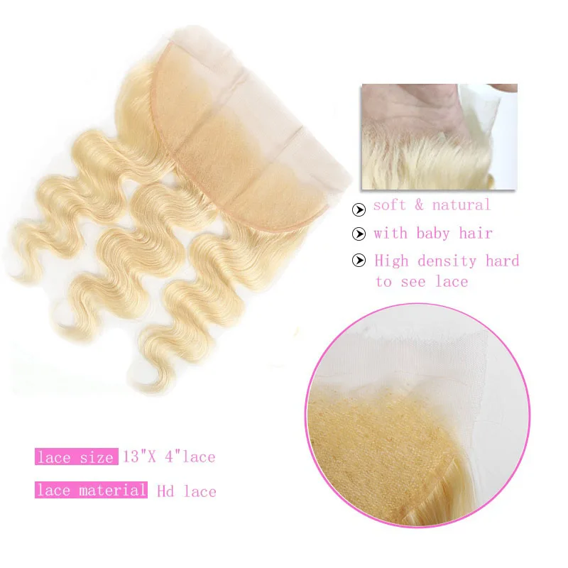 Ross Pretty блонд HD кружевная передняя часть с волнистыми волосами бразильские