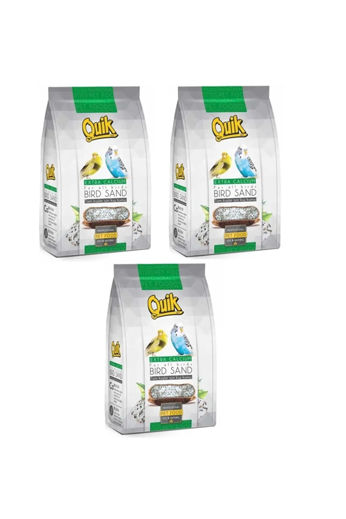 

Quik Extra Calcium For All Birds Bird Sand Professional Natural Popular Reliable Good Quality Great Deal Product 250 gr x 3