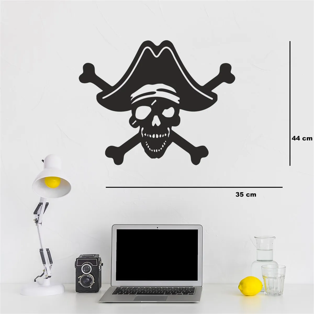 

3D Wall Wood Laser Cut Pirate Skull Themed Wall Decoration Decor New Style Your Home Office Art Decoration home Gifts Vintage