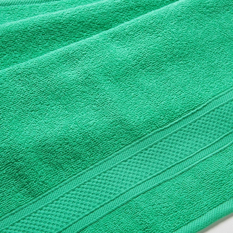 Green IV хлопок махровое полотенце, 4 размера: 40x70, 50x90,70x140100x180 см, Текстиль для дома ванной комнаты кораллового цвета Мягкая быстрая сушка - Цвет: Green