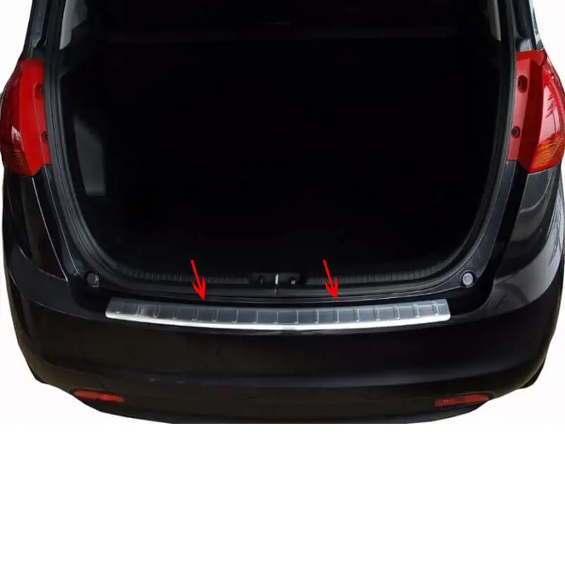 

Rear Bumper Sill Cover S. Steel Rear Bumper Protector Rear Bumper Guard for Kia Venga 2010-UP