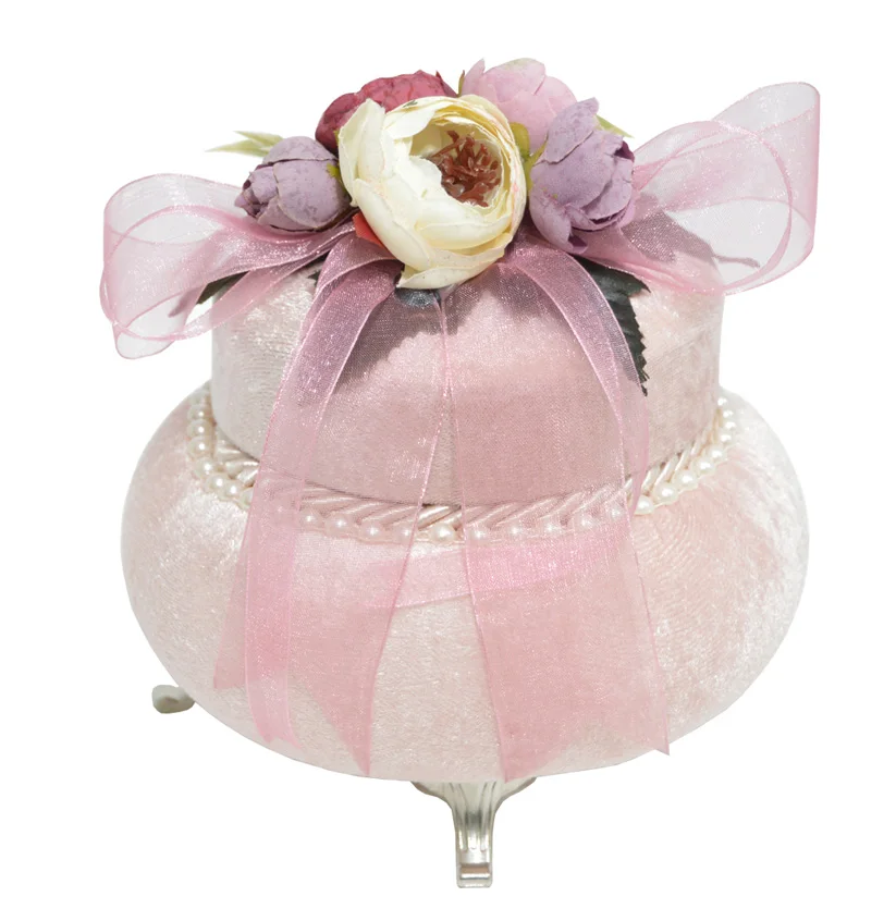 Коробка для четок розы Букет марли жемчуг кордон украшение Tesbihlik | Дом и сад