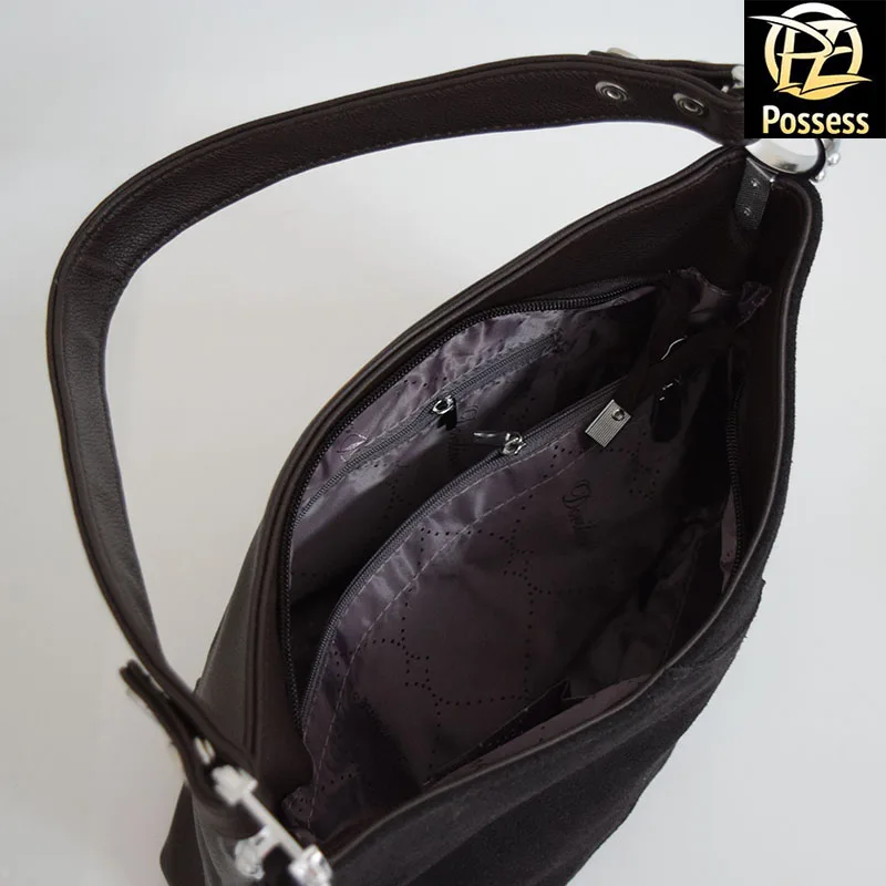 Женская сумка лицевая сторона натуральная замша C7 | Багаж и сумки