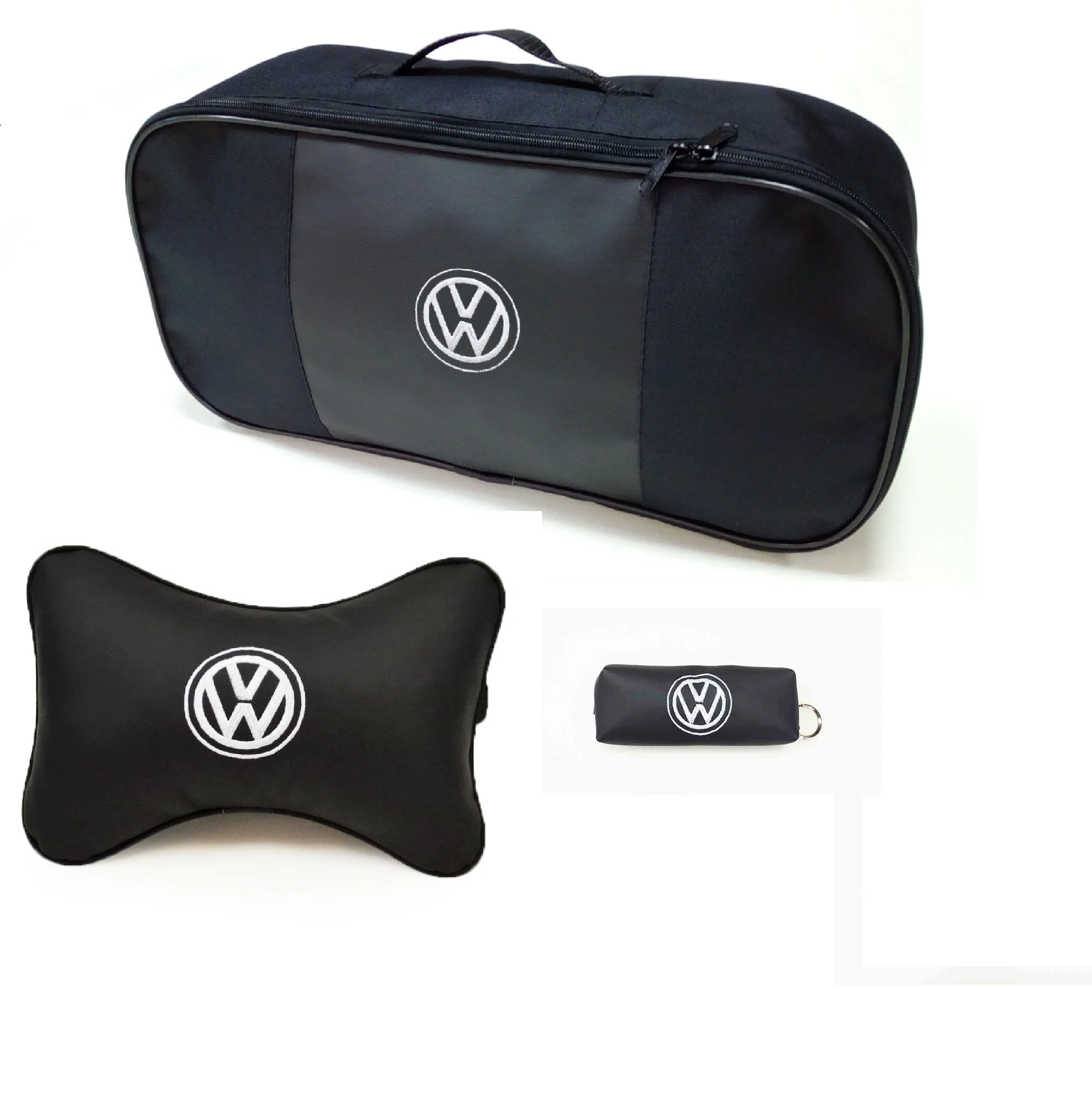Автомобильный набор VOLKSWAGEN сумка ТО ключница подушка на подголовник | Автомобили