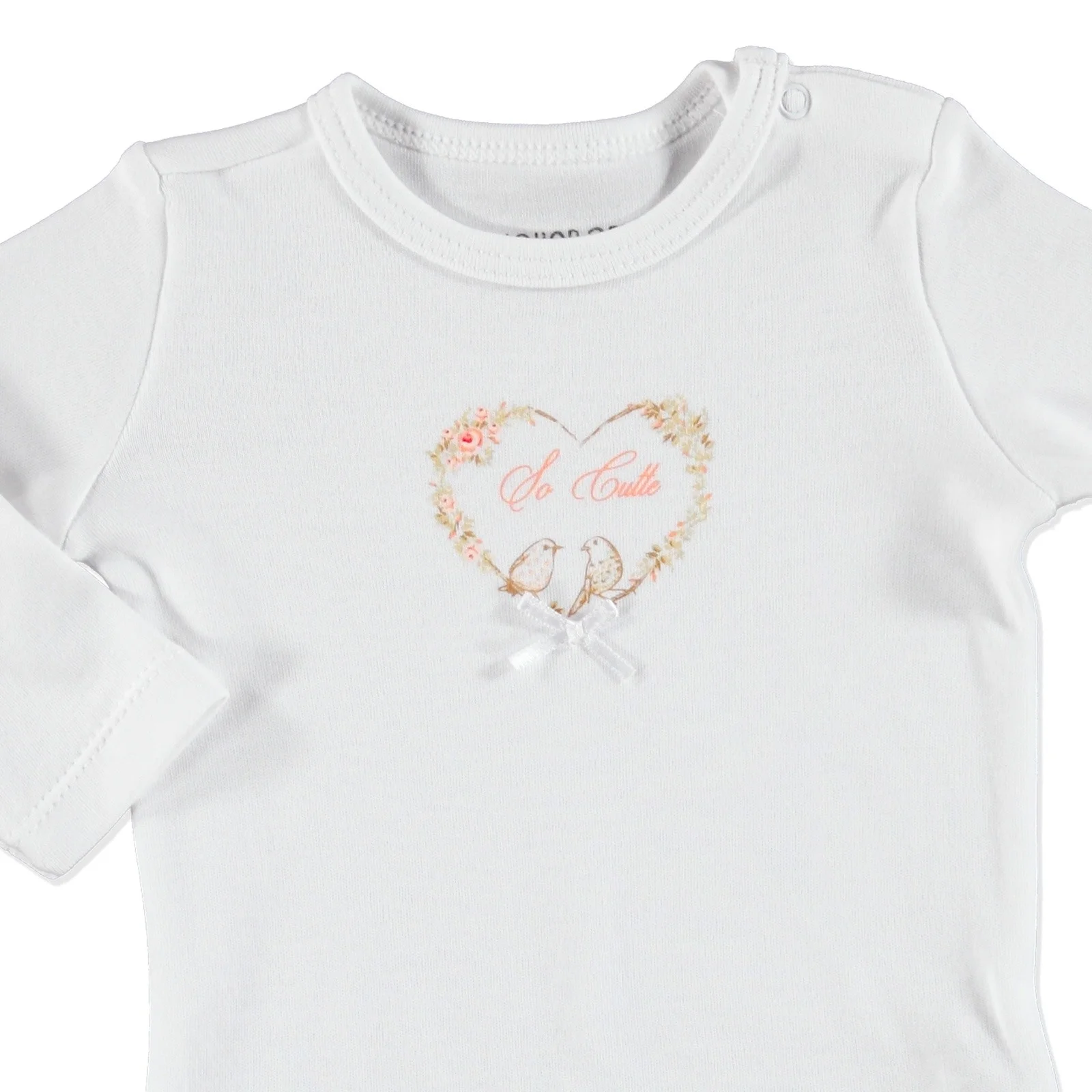Ebebek HelloBaby/боди с длинными рукавами и бантом для маленьких детей| |