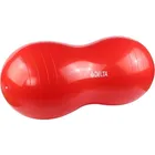 Красный мяч для пилатеса Delta, 90x45 см, в форме арахиса