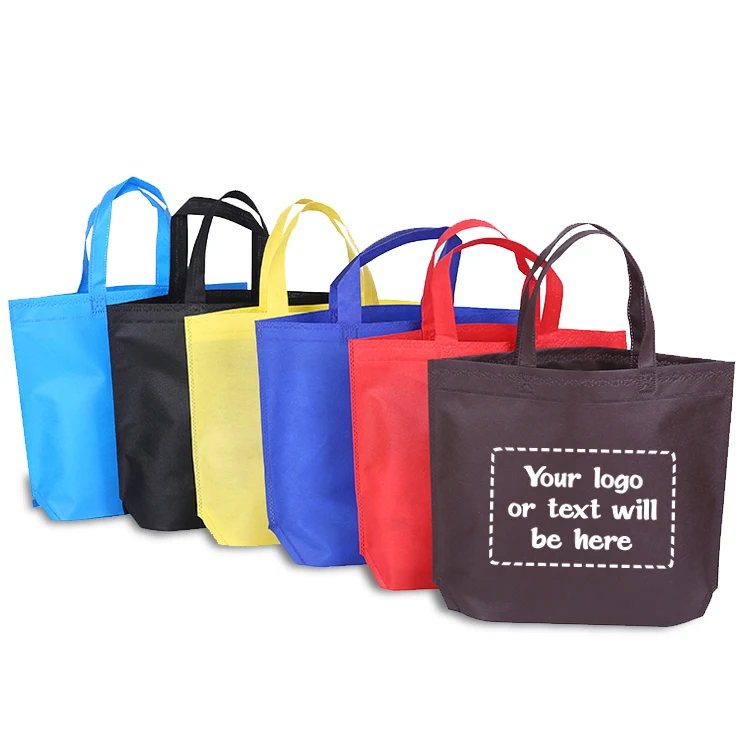 12 шт MOQ Заказная печатная Экологичная хозяйственная сумка складная многоразовая